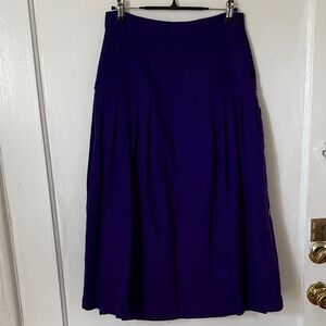 100% wool vintage Purple Women's Skirt